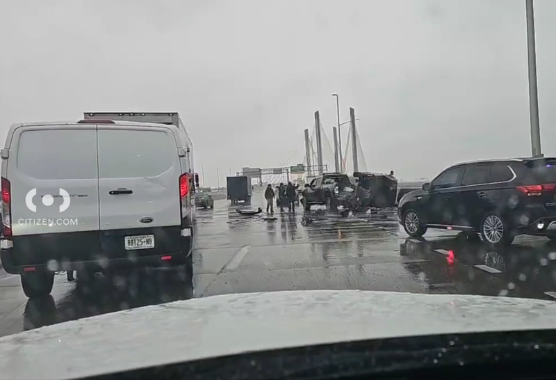The crash happened on a rainy and cloudy morning, when New York was seeing its first significant rain since September