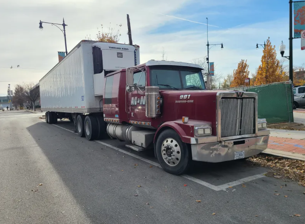 The semi-truck