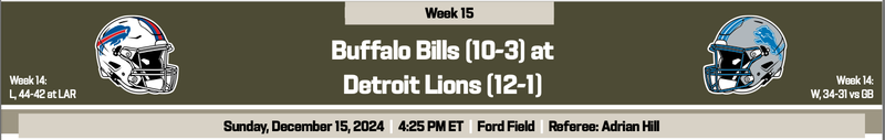 Bills at Lions