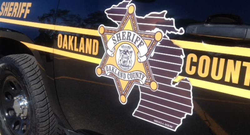Oakland County Sheriff's logo on patrol car