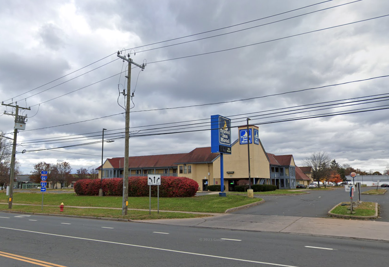 The victim was stabbed Saturday morning outside of the Travel Inn Motel at 100 Weston St. in Hartford, police said