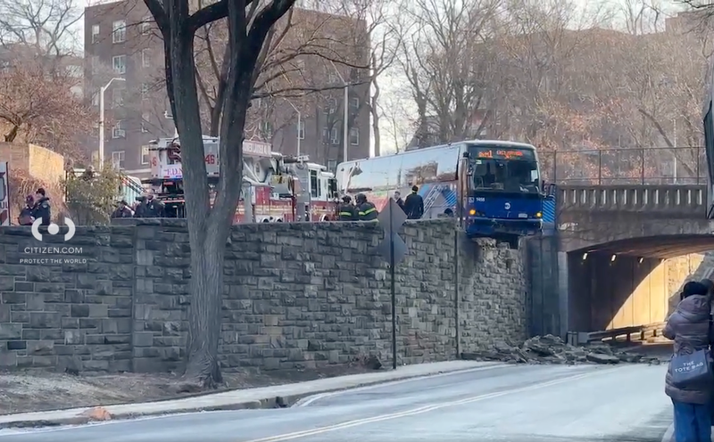 The FDNY responded to the scene over Kappock Street
