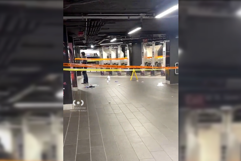 The slashing left two people wounded at the mezzanine of the Grand Central subway station on Dec. 24, 2024