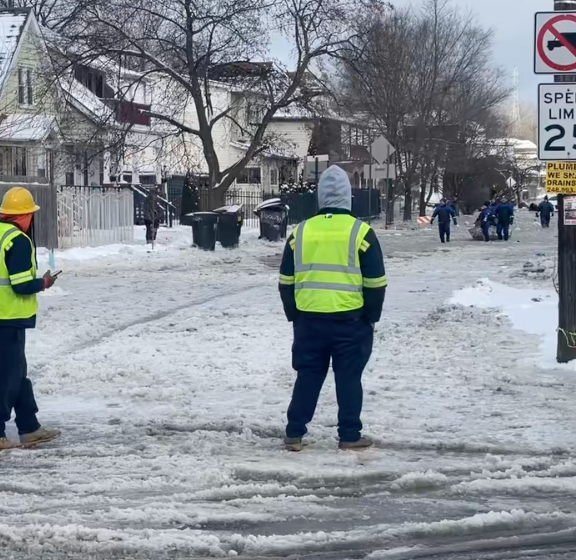 People rescued on icy streets