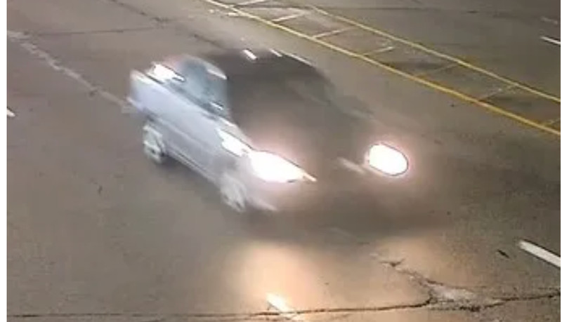 Car driving at night