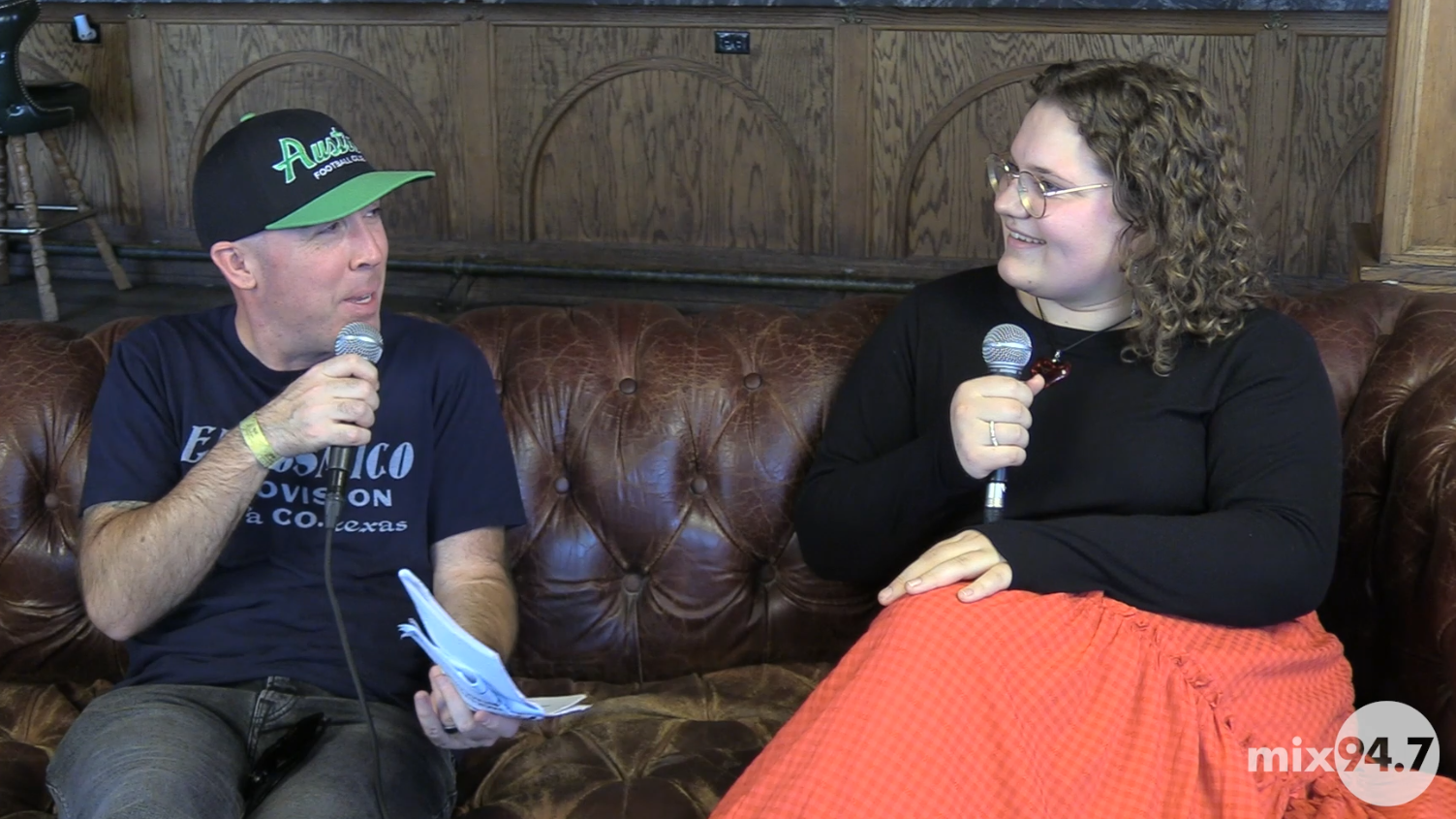Sean Mack Backstage at West of The Fest with Billianne