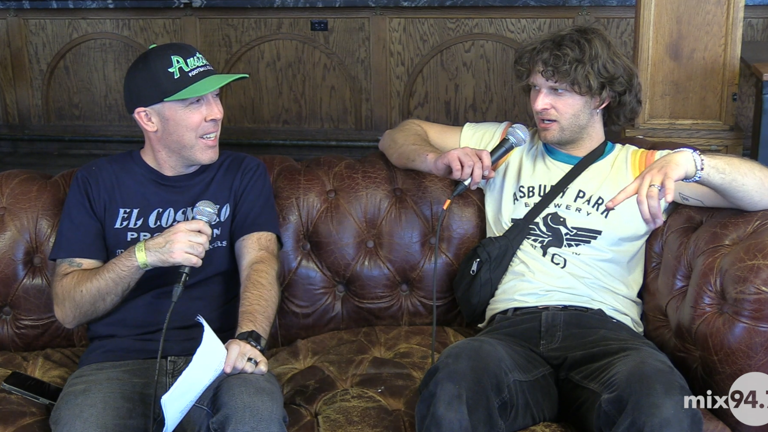 Sean Mack Backstage at West of The Fest with Joe P