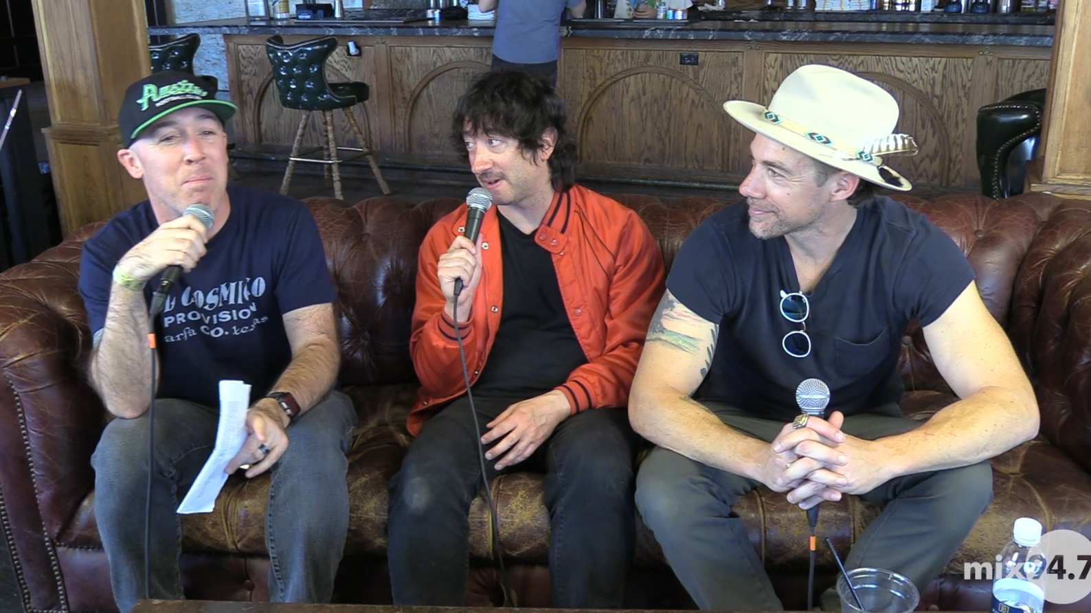 Sean Mack Backstage at West of The Fest with Tom Higgenson & Tim Lopez of Plain White T's