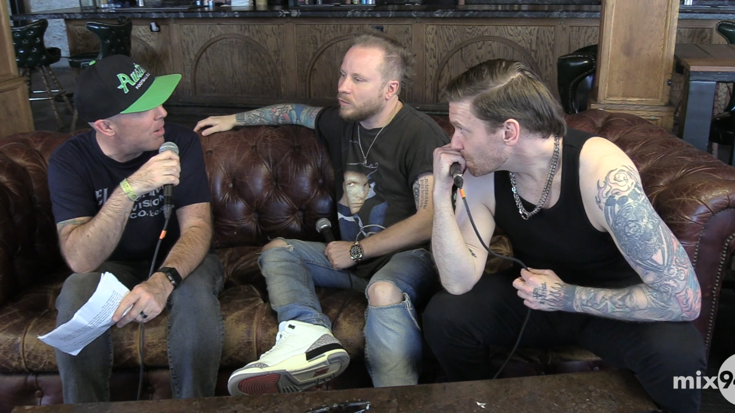 Sean Mack Backstage at West of The Fest with Brent Smith & Zach Myers of Shinedown