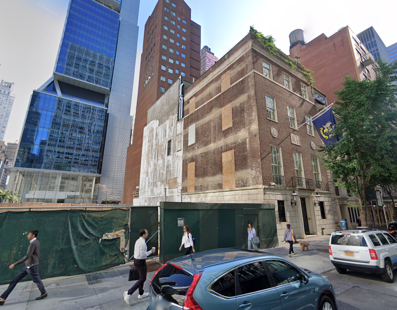 The dumbwaiter fell three stories at 111 East 54th St. in Midtown East