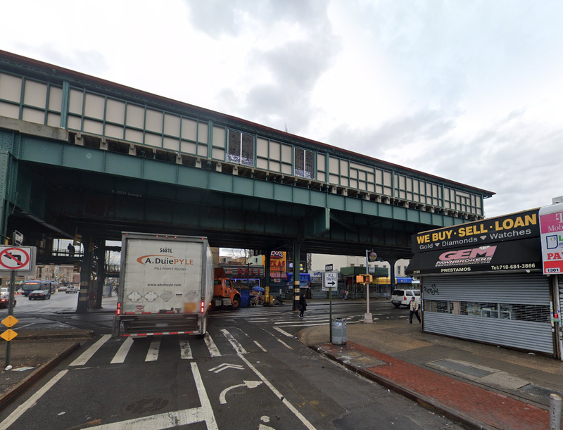 The victims were stabbed at the Castle Hill Avenue station in Unionport