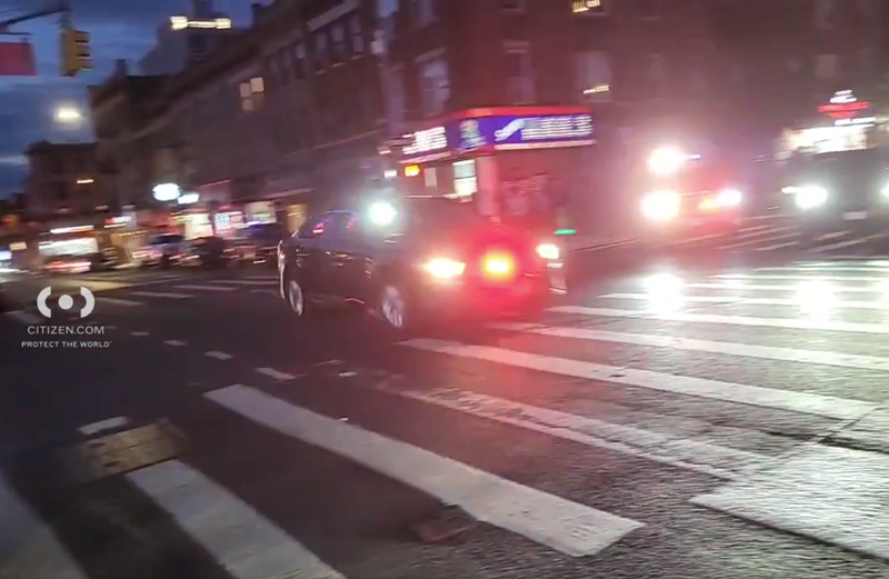 There was a heavy police response in the area after the crash