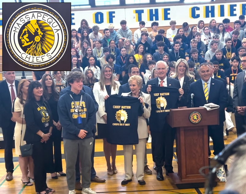 U.S. Secretary of Education Linda McMahon said on a visit to Massapequa High School on Long Island that a weekslong investigation by her agency has determined that state education officials are violating federal civil rights law