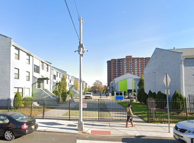 An 8-year-old boy shot a 12-year-old inside a Jersey City apartment early Friday morning.