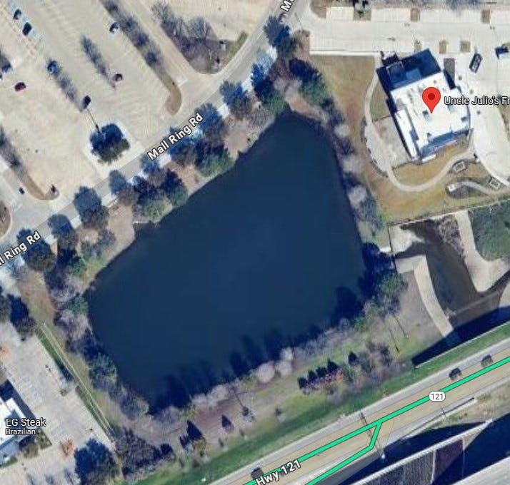 Pond adjacent to Uncle Julio's in Frisco, TX