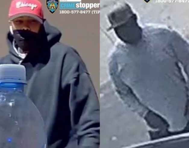 Two suspects wanted in connection with a string of robberies in Queens where two French Bulldogs were stolen.