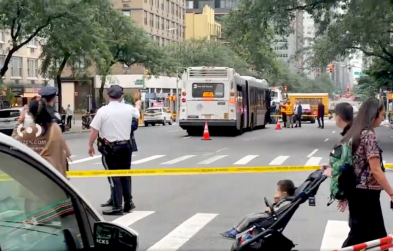 The pedestrian was struck at East 28th Street and Third Avenue in Kips Bay around 5:30 a.m. Monday