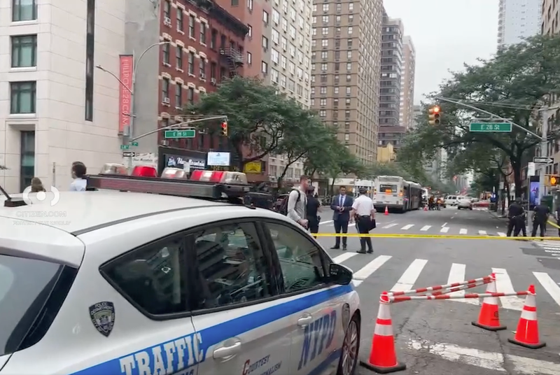 The victim was rushed to a hospital but didn't survive