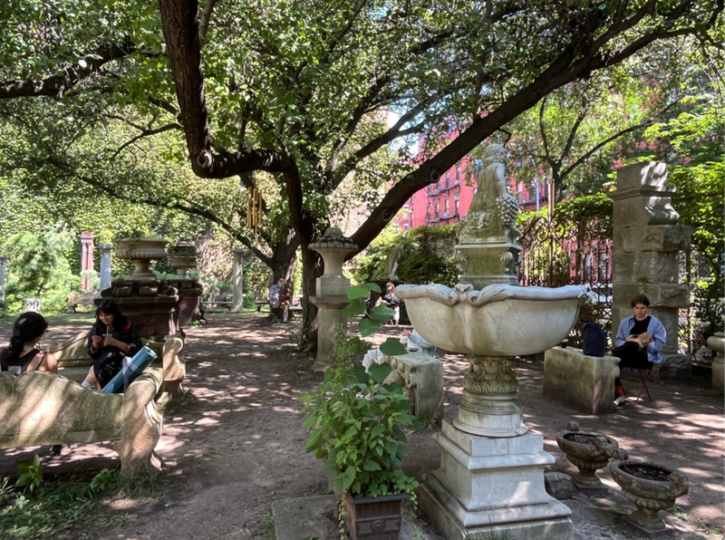 aElizabeth Street Garden has become a refuge for locals