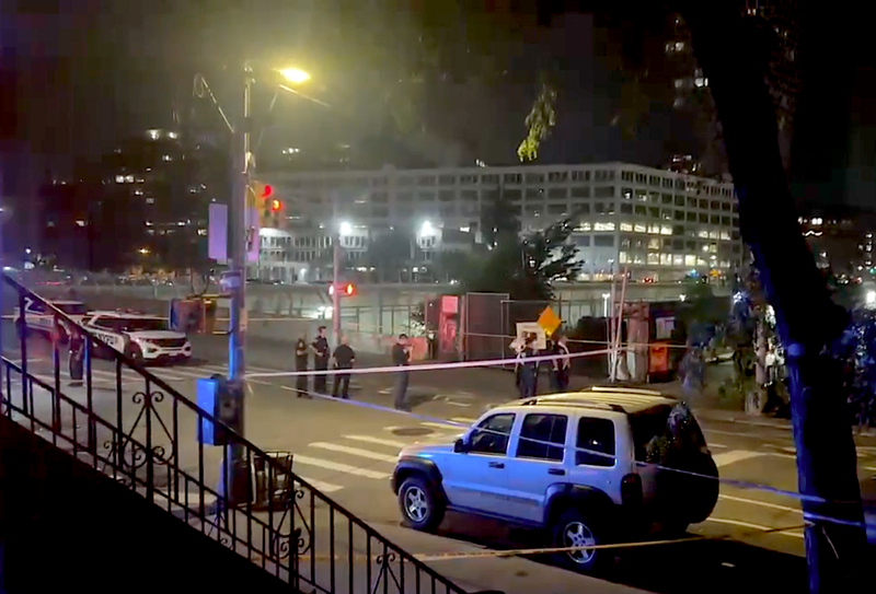 A party was being held at the time of the shooting, and police are investigating the possibility she was a bystander and not the intended target