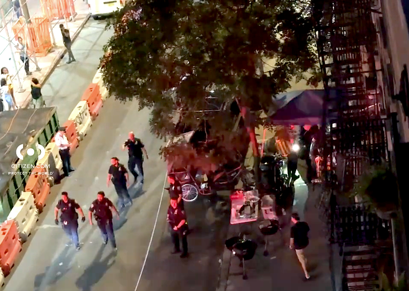 The shooting happened at a barbecue block party on East 122nd Street, near Third Avenue