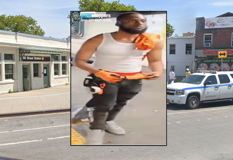 Police are searching for a man who attacked a 73-year-old subway rider with his own cane