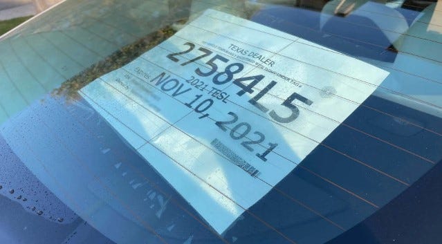 Federal authorities say Emmanuel Padilla Reyes, 35, has been sentenced to five years in prison and ordered to pay $22 million in restitution after orchestrating a massive operation that flooded Texas streets with over 550,000 counterfeit paper license plates.