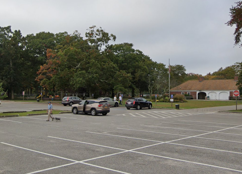 The child was struck at the parking lot for Belmont Lake State Park