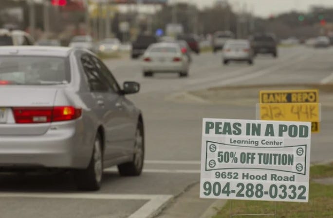 Starting September 1, a new state law takes aim at those so-called “bandit signs” with some of the toughest penalties yet. Under the law, anyone caught posting the illegal signs can face fines of up to $5,000 per violation, and repeat offenders could see penalties stack up fast.