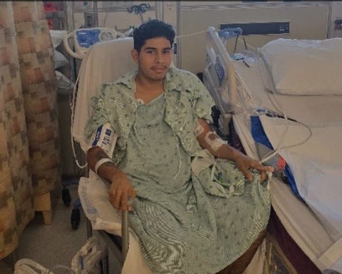 Emmanuel Menchaca is an 18-year-old recent high school graduate of year 2025. (GoFundme)