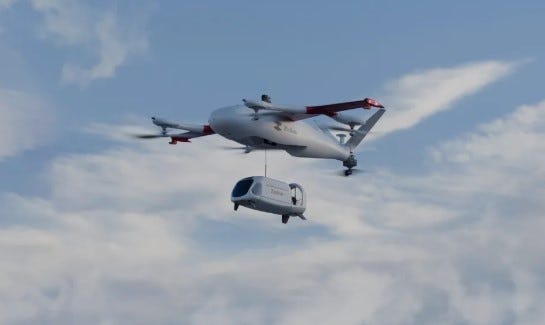 Walmart shoppers in Southern Dallas can now have their groceries dropped out of the sky.