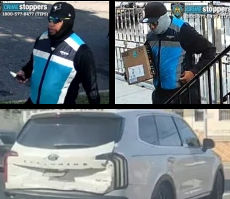Two men dressed as Amazon workers allegedly stole a safe from a Bronx home containing $100,000 earlier this month.