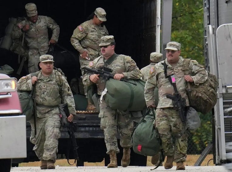 Several Texas National Guard soldiers deployed to support federal operations in Illinois have been pulled from duty after failing mandatory fitness and readiness screenings, the Texas Military Department confirmed.