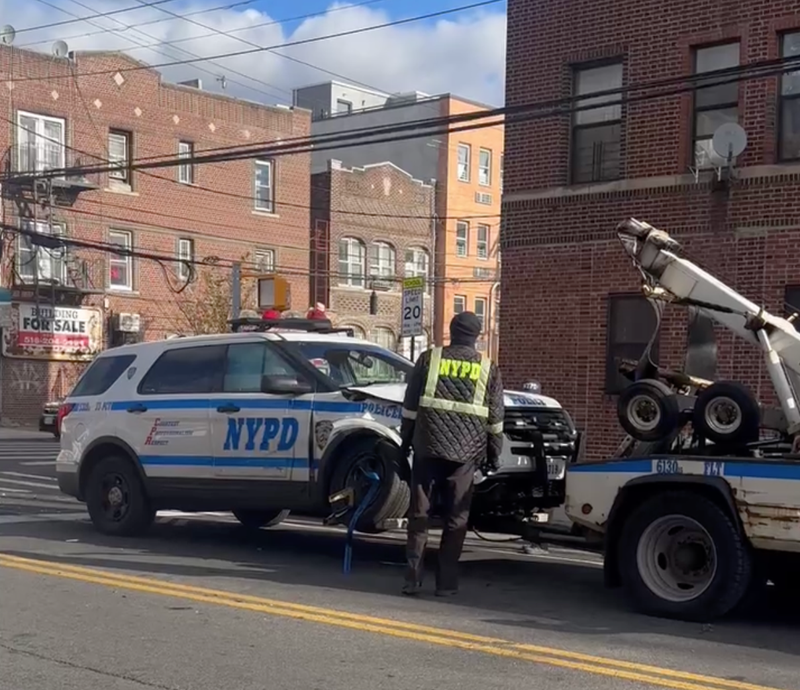 Two other officers were also being treated for non-life-threatening injuries they sustained in a crash while rushing to the scene, police said