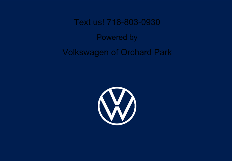 TEXT US! - VOLKSWAGEN OF ORCHARD PARK