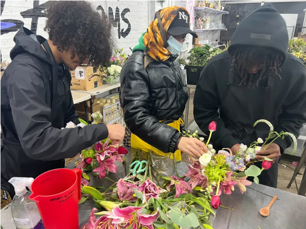Quilen Blackwell's nonprofit and flower shop Southside Blooms employs at-risk youth ages 16 to 25 to grow, arrange and sell flowers. Blackwell was named the 2025 CNN Hero of the Year. 
