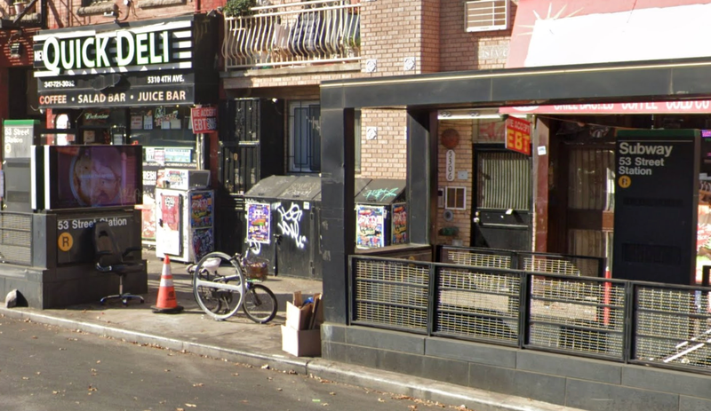 A man was slashed repeatedly at the 53rd Street subway station in Brooklyn on Monday.