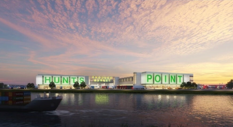 Rendition of Hunts Point Produce Market revamp.