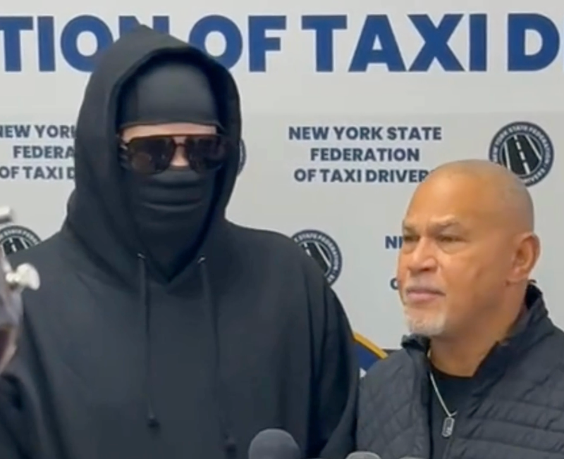 A masked witness came forward to police and the taxi drivers union, saying he saw the shooting and knows the gunman