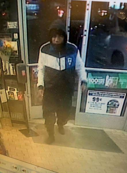 Man who robbed 7-Eleven at gunpoint. 