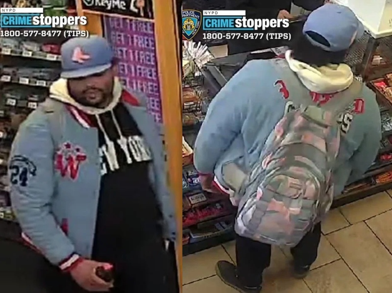 Police are searching for a man accused of forcible touching at a Midtown 7-Eleven.
