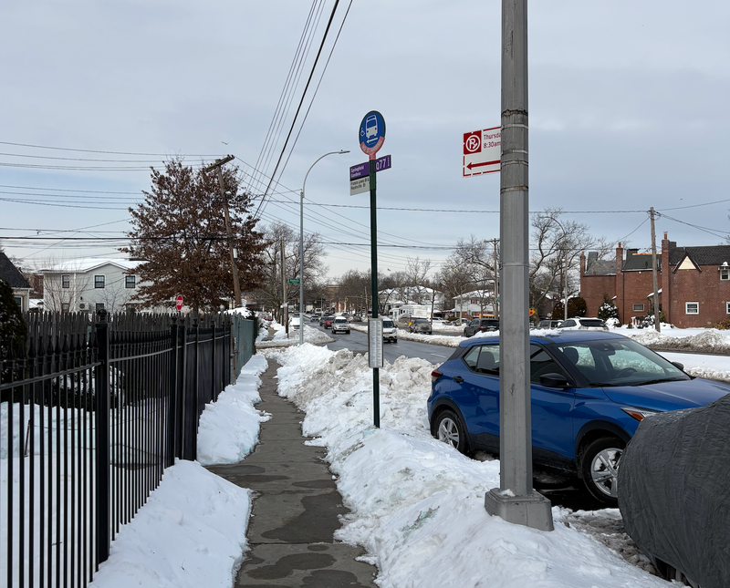 The shooting occurred Tuesday morning at a bus stop in St. Albans