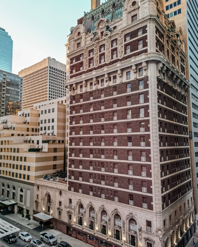 The glass atrium at the historic Adolphus Hotel in downtown Dallas buckled and shattered late Tuesday night under the heavy weight of snow and ice from this week’s winter storm, authorities and hotel officials confirmed. 