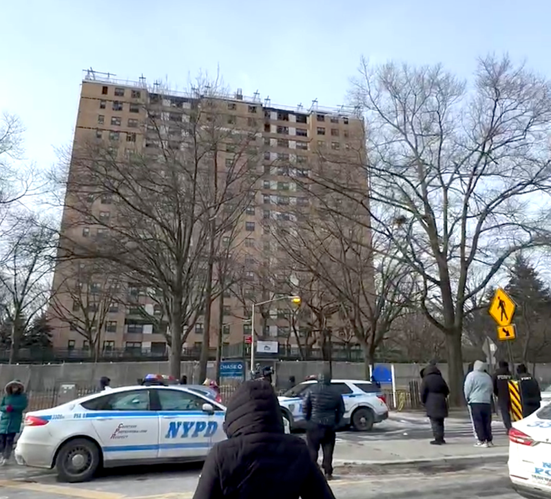 A man was killed and more than a dozen people were injured in Saturday's explosion and fire