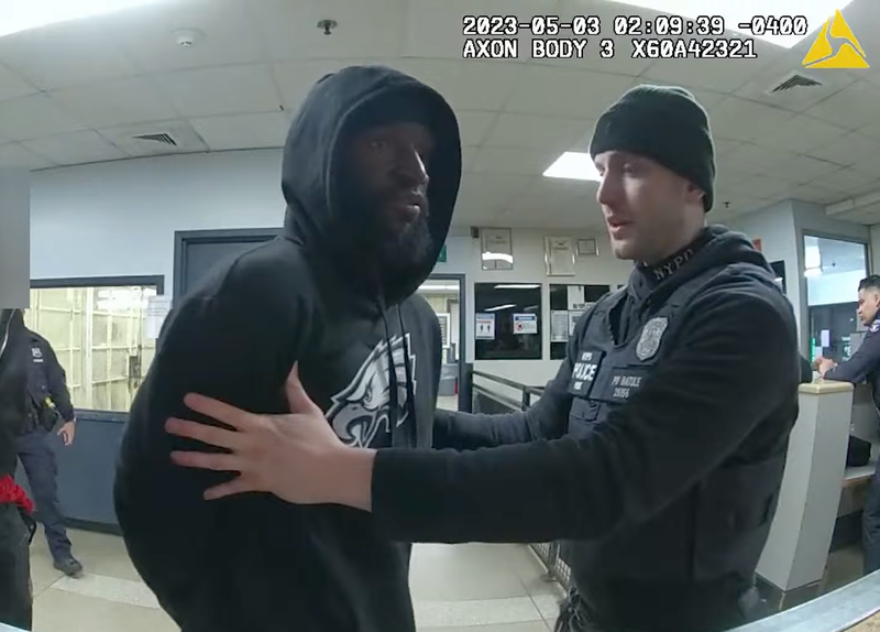 Justin Cohen described being jailed after a traffic stop in the Bronx