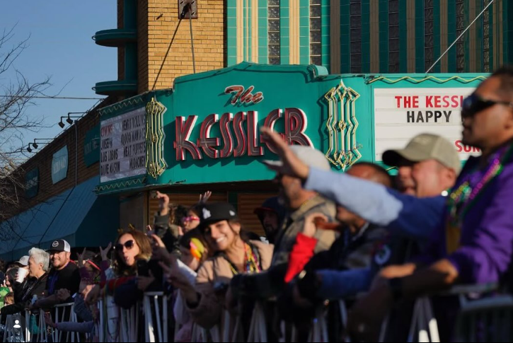 North Texas' largest Mardi Gras celebration returns to Oak Cliff this weekend with floats, music, and colorful costumes rolling down Davis Street on Sunday afternoon.