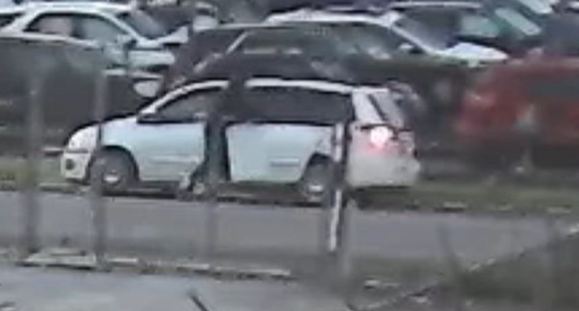 Surveillance video shows two people getting out of a white Toyota Sienna minivan and opening fire, before running back into the van. Police say the pair shot and killed 19-year-old Michael Allen in Germantown on July 3, 2025.