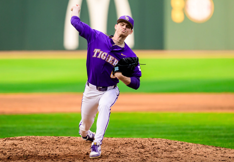 LSU pitcher Gavin Guidry