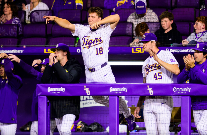 LSU baseball player Mason Braun