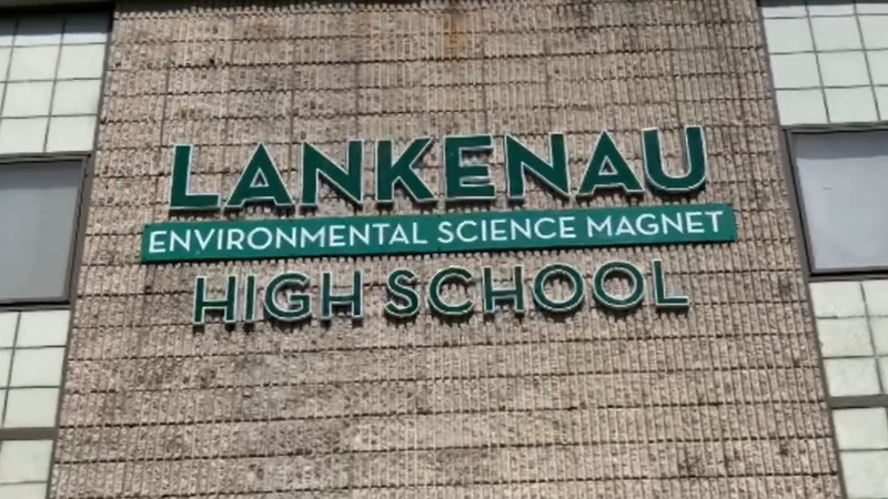 Lankenau Environmental Science Magnet High School sign